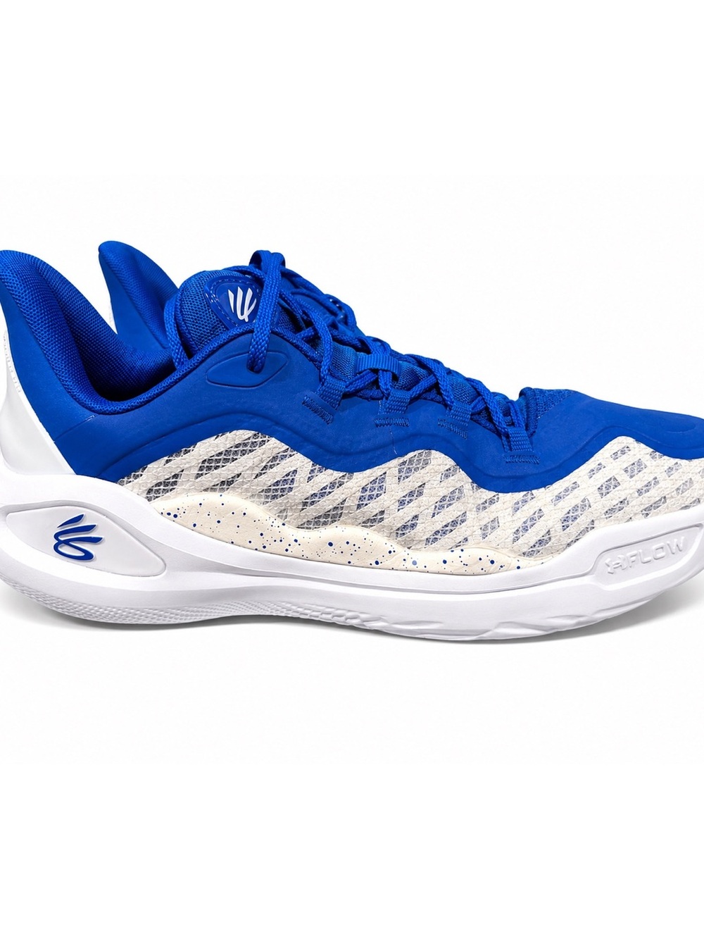 Under Armour Curry 11 Team White Royal Basketball Shoes Men’s 12